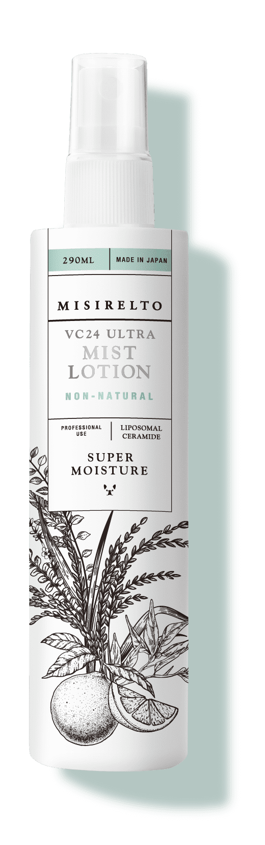 瞬間、潤いチャージするミストローション。MISIRELTO VC24 ULTRA MIST LOTION